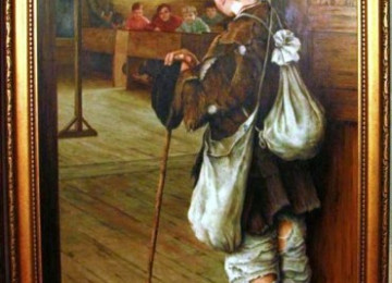 Описание картины николая богданова-бельского «у дверей школы»