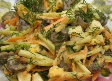 Постные салаты с грибами: фото, рецепты приготовления грибных салатов на поминки и праздники