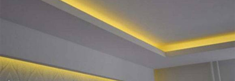 Как обустраивается скрытая подсветка потолка