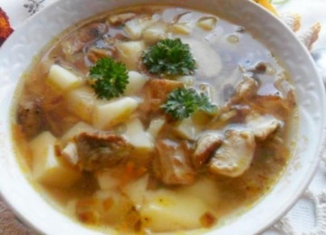 Суп из замороженных белых грибов рецепт с фото