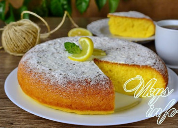 Лимонный кекс в мультиварке с пропиткой рецепт с фото