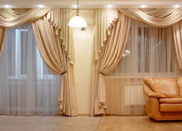 Как выбрать шторы для гостиной по стилю и цвету
