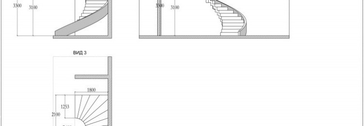 Правильный расчет винтовой лестницы: поэтапная работа