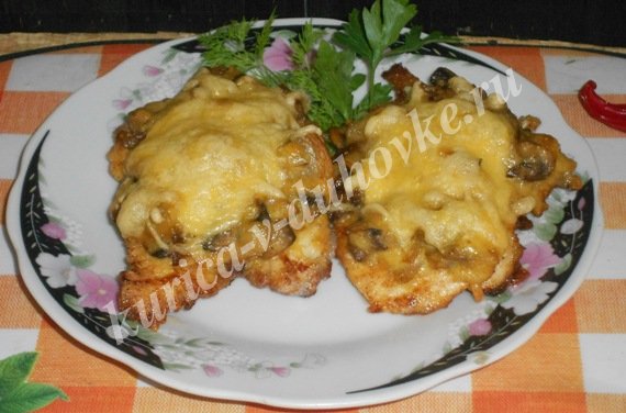 Грибы с мясом или курицей: рецепты с фото, как готовить грибы с мясом или курицей