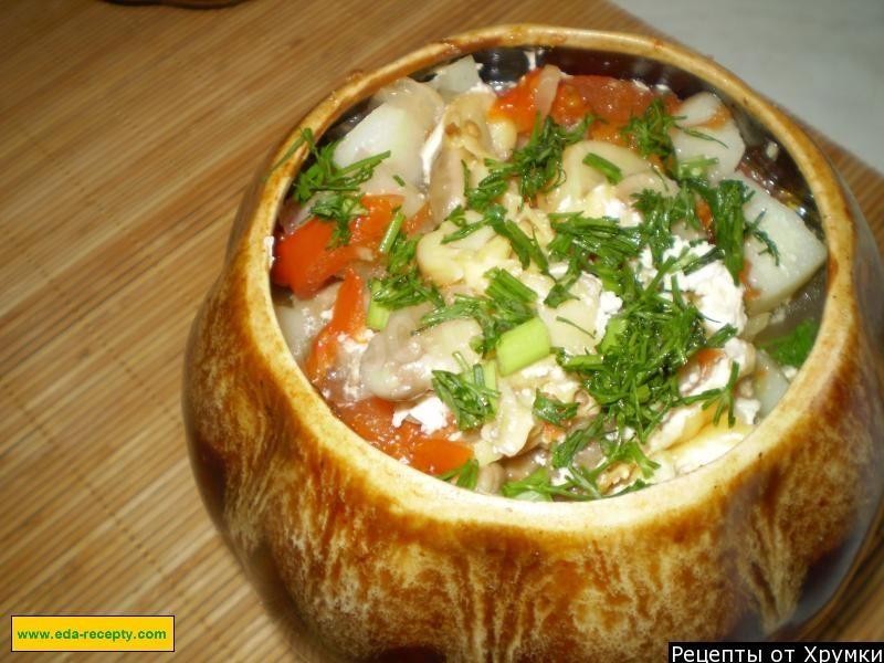 Картошка с грибами: рецепты и фото блюд из картофеля с грибами в духовке, горшочке, сковороде