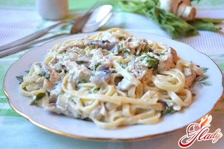 Макароны с грибами: фото, рецепты, как вкусно приготовить пасту, спагетти, ригатоне и лингуине с грибами