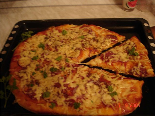 Пицца с белыми грибами: рецепт с фото, как приготовить в домашних условиях