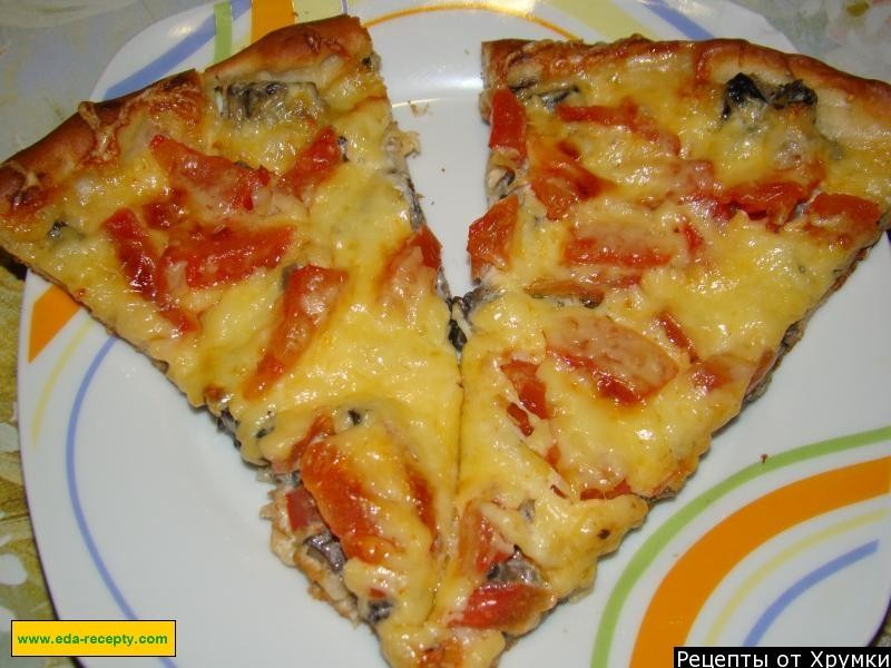 Пицца с грибами, сыром, помидорами, колбасой и другими ингредиентами: фото и рецепты приготовления