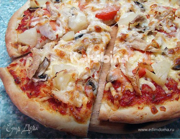 Пицца с курицей и грибами: фото, пошаговые рецепты, как приготовить вкусные домашние блюда