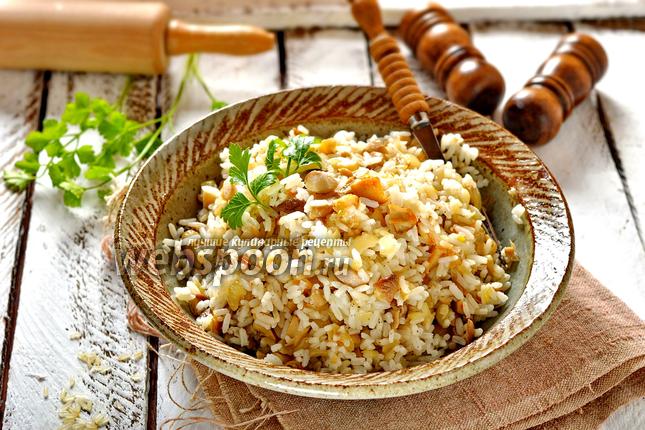 Белые грибы с рисом: рецепты для приготовления с фото