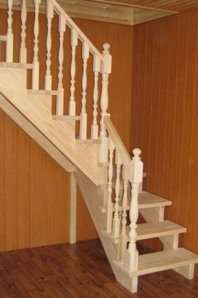 Деревянная лестница из сосны преимущества и особенности
