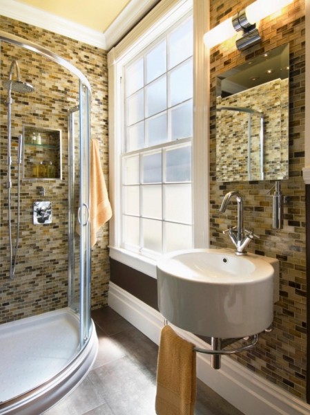 Душевая кабина как элемент дизайна ванной комнаты