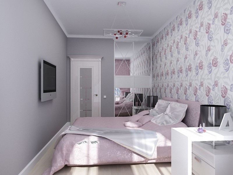 Идеи для интерьера узкой спальни: обработка поверхностей комнаты, мебель