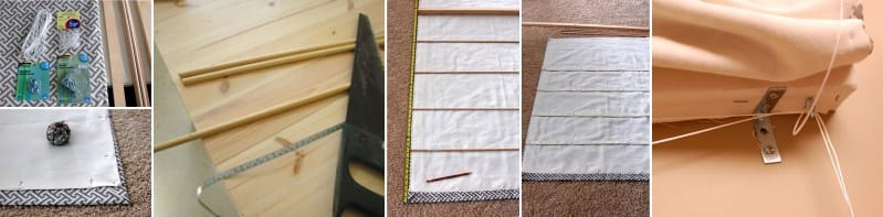 Изготовление римской шторы своими руками из подручных материалов
