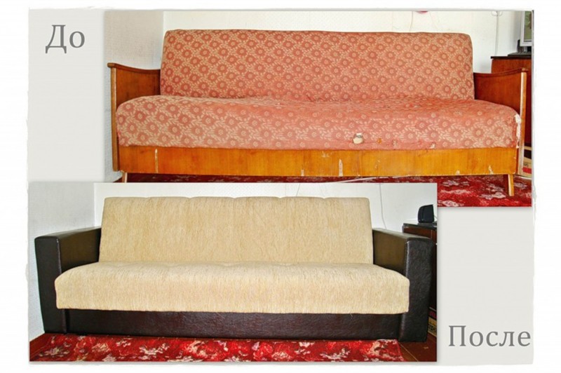 Качественная реставрация диванов своими руками