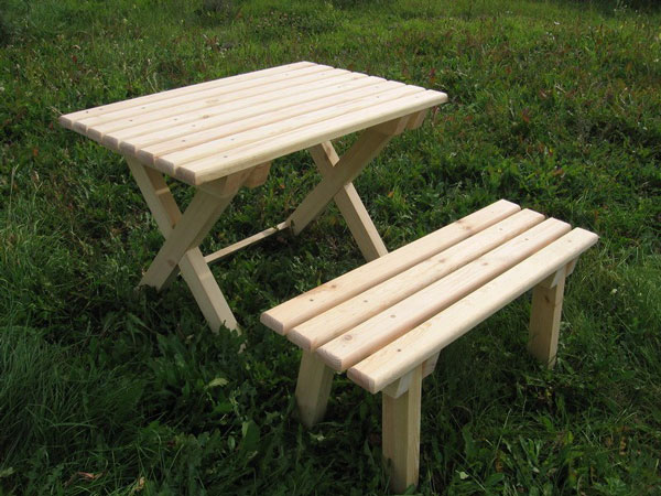 Как изготовить стол из дерева своими руками