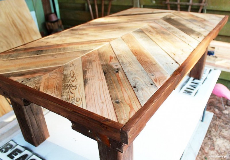 Как изготовить стол из дерева своими руками