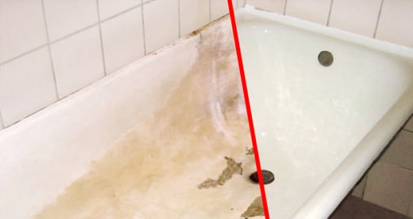 Как правильно снять эмаль с ванны?