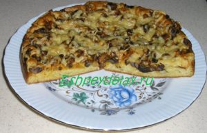 Как приготовить домашнюю пиццу с грибами в духовке: рецепты приготовления грибной выпечки