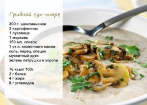 Как приготовить грибной суп-пюре с шампиньонами: фото, пошаговые рецепты приготовления первых блюд