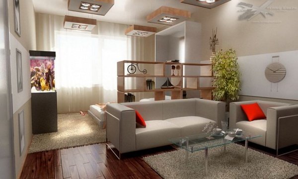 Как рационально организовать пространство однокомнатной квартиры