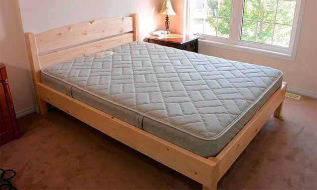 Как сделать двуспальную кровать своими руками из дерева в домашних условиях