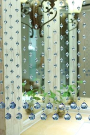 Как сделать шторы стеклярус с хрустальными бусинами?