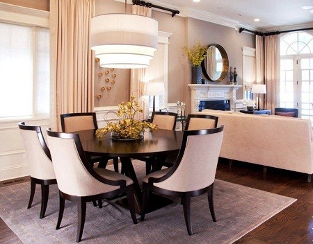 Как создать дизайн столовой и гостиной в квартире?