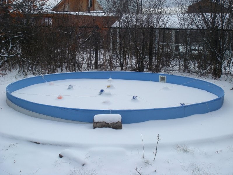 Консервация бассейна на зиму