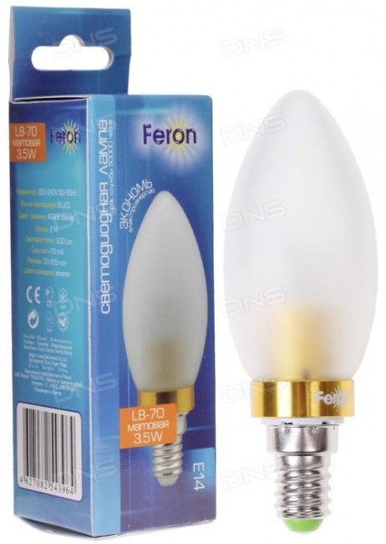 Обзор светодиодной лампы feron lb-70