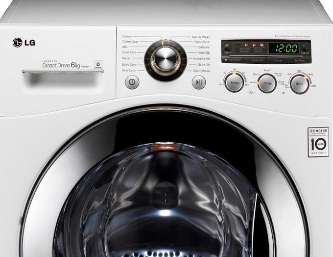 Ошибки и неисправности стиральных машин lg
