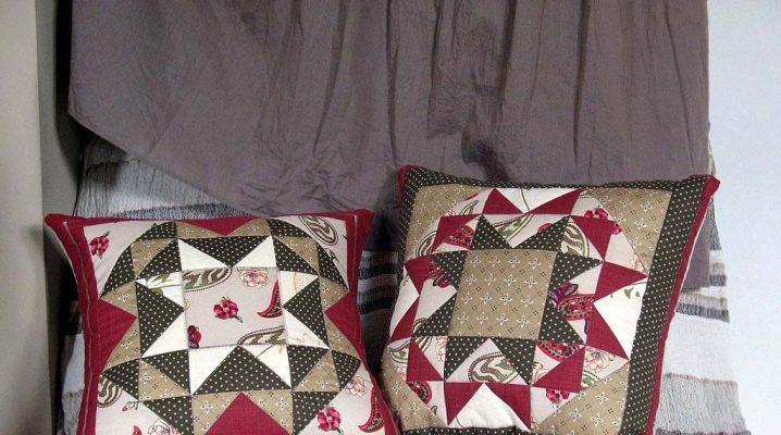 Пэчворк подушки: лоскутная техника, схемы для шитья, фото, стиль пэчворк своими руками, идеи наволочки, декоративные диванные подушки, видео