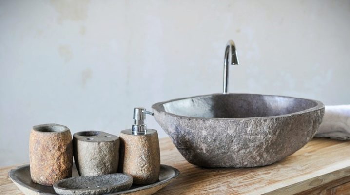 Раковина из натурального камня для ванной