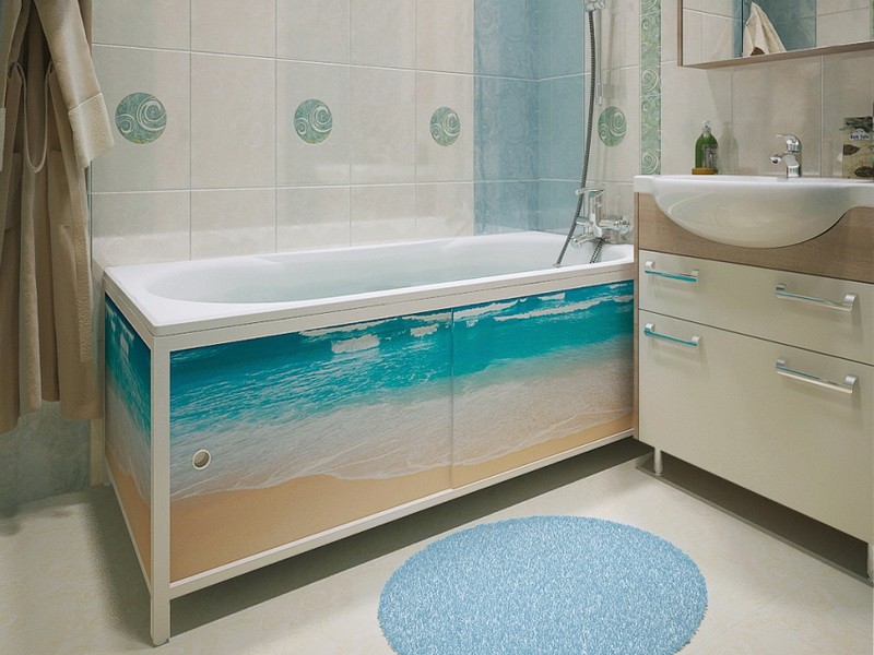 Раздвижной экран для ванны – практичное решение