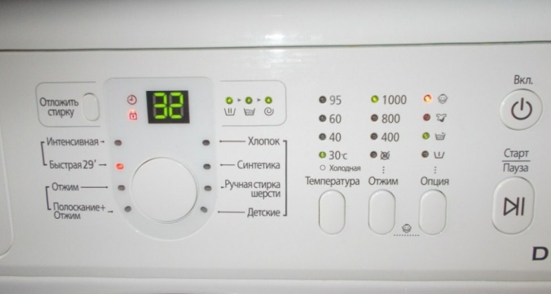 Режимы и функции в стиральной машине