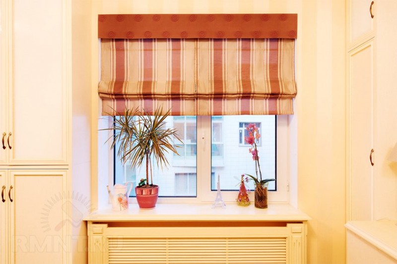 Римские шторы на кухню – как выбрать или изготовить своими руками