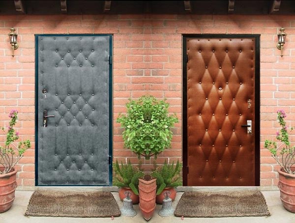 Технология обшивки деревянных и металлических дверей дермантином