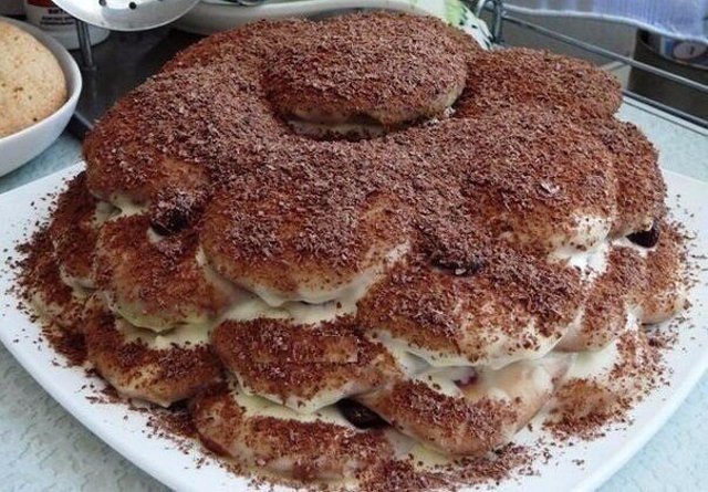 Торт «черепаха» со сметаной рецепт с фото пошагово